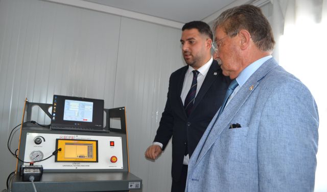 İMO Mehmet Göze Yapı Malzemeleri ve Mekaniği Laboratuvarı açıldı...