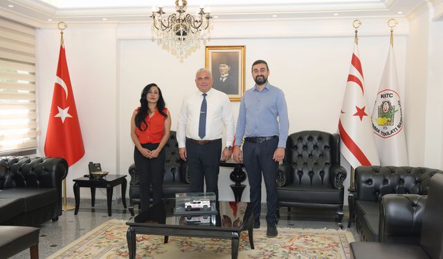 İş Sağlığı ve Güvenliği Uzmanları Birliği’nden Sivil Savunma Teşkilatı Başkanı Karaca’ya ziyaret