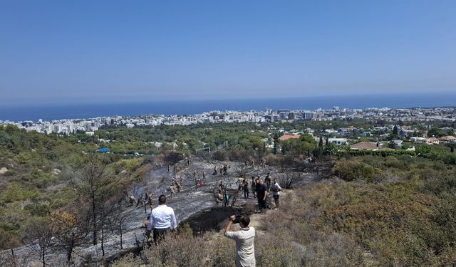 Ciklos mevkiinde çıkan yangın kontrol altına alındı