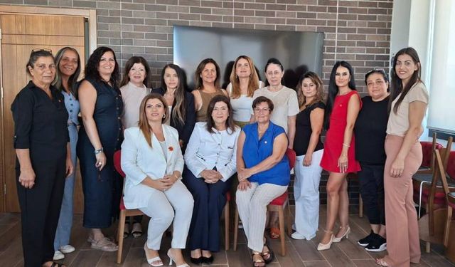 UBP Güzelyurt İlçe Kadın Kolları’ndan ‘Atak’ başlığı altında toplantı