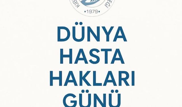 Kıbrıs Türk Fizyoterapistler Derneği'nden 26 Ekim Dünya Hasta Hakları Günü mesajı...