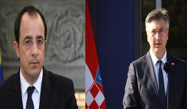 Hristodulidis Hırvatistan’da Başbakan Plenkovic’le bir araya geldi