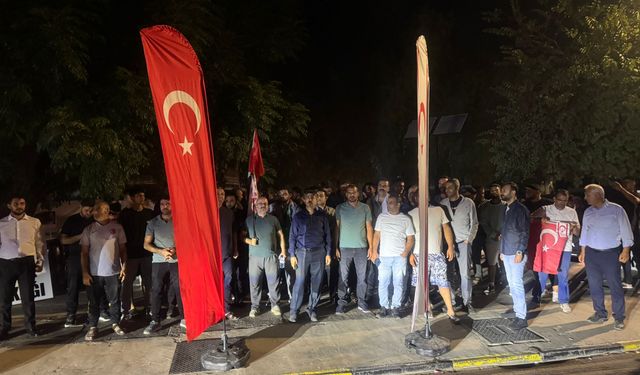 İsrail'in Küresel Sumud Filosu'na müdahalesi Lefkoşa'da protesto edildi
