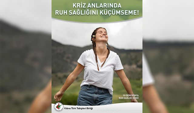 KTTB: "KKTC'de ruh sağlığı hizmetlerine erişim, sınırlı insan gücü ve bölgesel eşitsizlikler nedeniyle yetersiz"