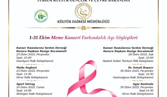 Kültür Dairesi’nden Kütüphanelerde Meme Kanseri Farkındalık Söyleşileri
