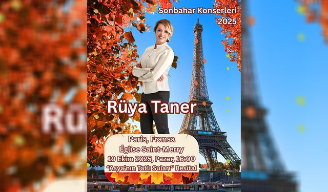 Rüya Taner Paris’te piyano resitali verecek