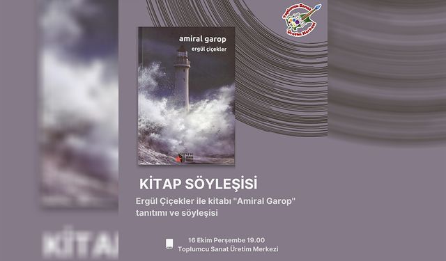 Ergül Çiçekler'in “Amiral Garop” adlı romanının tanıtımı perşembe akşamı Lefkoşa’da yapılacak