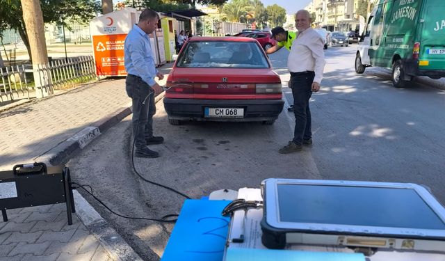 Ülke genelinde motorlu taşıt egzoz emisyon ölçümleri yapılıyor