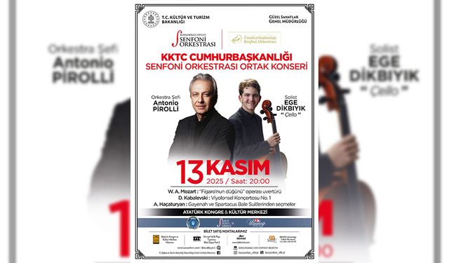 KKTC Cumhurbaşkanlığı Senfoni Orkestrası Bursa’da sahne alacak