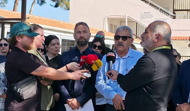 KTÖS, Lefke İstiklal İlkokulu’nda eylem yaptı