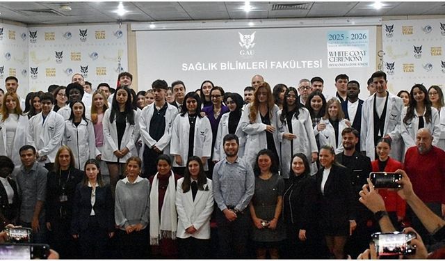 GAÜ Sağlık Bilimleri Fakültesi’nde beyaz önlük giyme töreni yapıldı