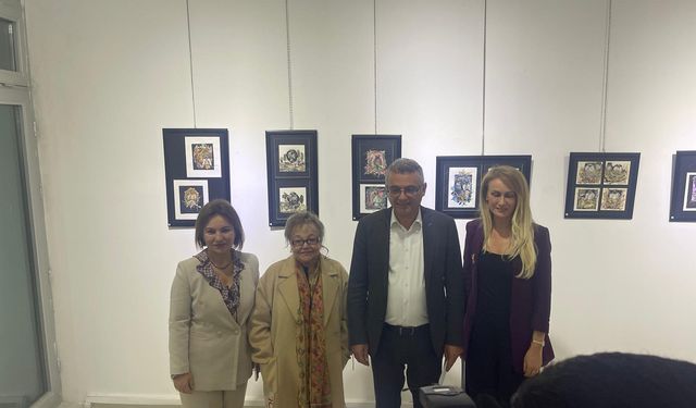 Selenge'nin “Baykuşlar ve Hatıraları Minyatürlerde” isimli sergisi açıldı