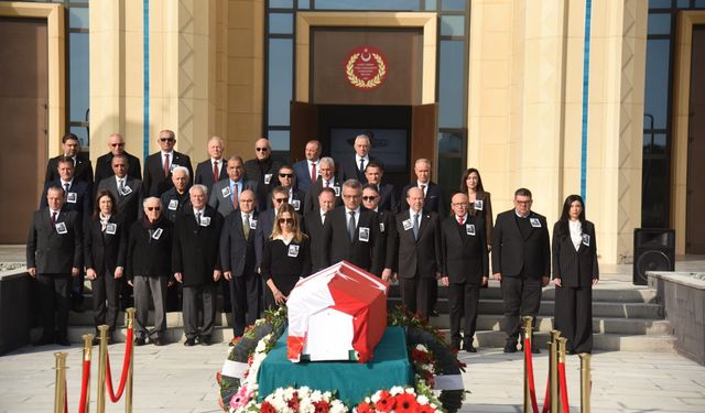 Hayatını kaybeden Kenan Atakol için Cumhuriyet Meclisi’nde tören düzenlendi