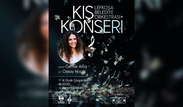 Lefkoşa Belediye Orkestrası’ndan kış konseri