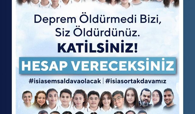 Şampiyon Melekleri Yaşatma Derneği’nden, kamu görevlileri davasının bilinçli taksir kapsamında değerlendirilmesine tepk