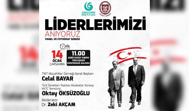 Dr. Fazıl Küçük ve Rauf Raif Denktaş için anma programı düzenlenecek