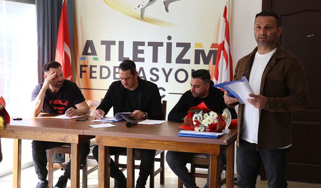 KKTC Atletizm Federasyonu’nun olağan genel kurulu gerçekleştirildi