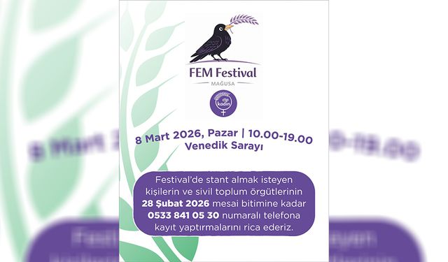 CTP Kadın Örgütü Mağusa İlçesi, “Fem Festival” düzenleyecek
