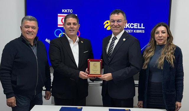 Kuzey Kıbrıs Turkcell ile Milli Olimpiyat Komitesi İş Birliği Protokolü İmzaladı