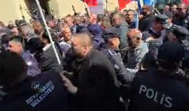 Eylemde Gergin Anlar: Sendikacılar Polis Barikatını Aşarak Meclis’e Girdi