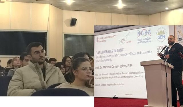 GAÜ'de “Nadir Hastalıklar: Ada Genetiği, Kurucu Etkisi ve Erken Tanı Stratejileri” konulu konferans düzenlendi
