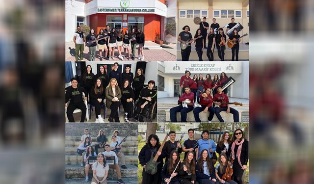 Gazimağusa bölge okulları, Telsim Freezone 12. Liselerarası Müzik Yarışması için hazırlıklarını tamamladı