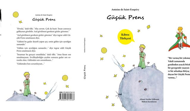 Güçük Prens-Kıbrıs Türkçesi kitabının 5’inci baskısı çıktı