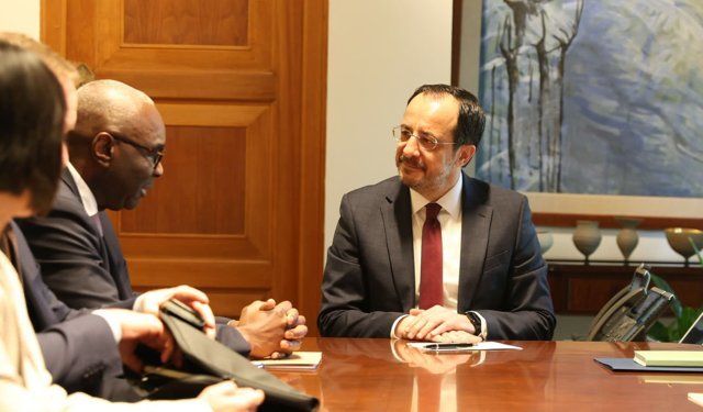 Hristodulidis BM Genel Sekreteri'nin Kıbrıs Özel Temsilcisi ile görüştü