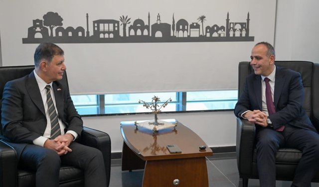 LTB Başkanı Harmancı, İzmir Büyükşehir Belediye Başkanı Tugay ile bir araya geldi