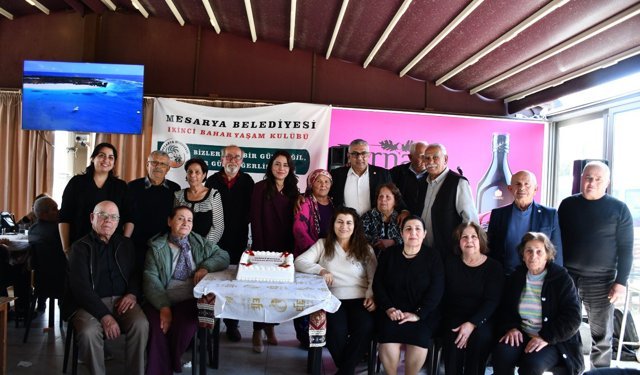 Mesarya Belediyesi, martta doğan “İkinci Bahar Yaşam Kulübü” üyeleri için etkinlik düzenledi