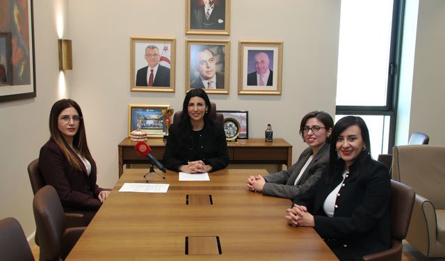 Özdenefe, Kuzey Kıbrıs Gayrimenkul Değerleme Uzmanları Birliği Derneği heyetini kabul etti