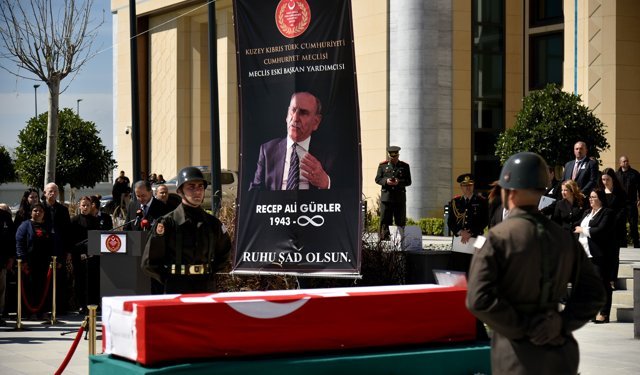 Recep Ali Gürler son yolculuğuna uğurlanıyor...Gürler için Cumhuriyet Meclisi’nde tören düzenlendi