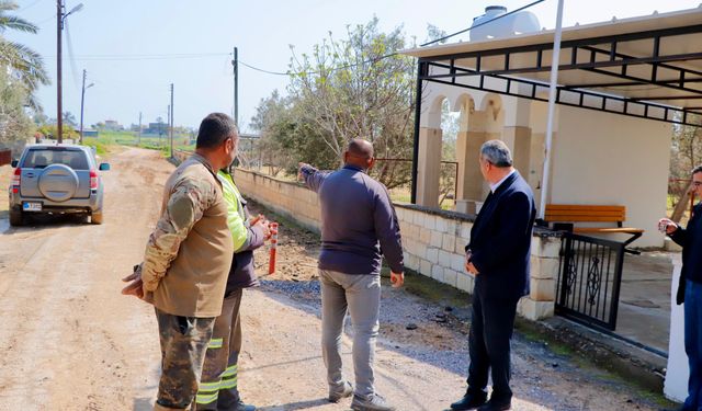 Mutluyaka’da 5 bin 200 metrelik altyapı çalışması… Uluçay çalışmaları yerinde inceledi