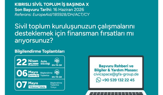 AB’den Kıbrıslı sivil toplum kuruluşlarına yeni teklif çağrısı