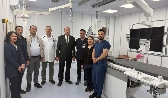 Bakan Dinçyürek: “Mağusa Devlet Hastanesi’nde Anjiyo Merkezi hizmete hazır”