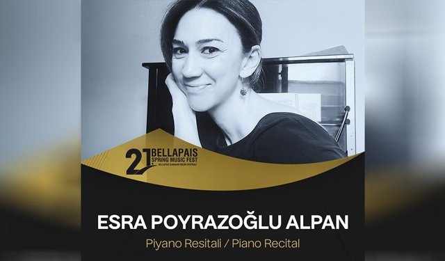Piyanist Alpan, cumartesi akşamı Bellapais’te resital verecek
