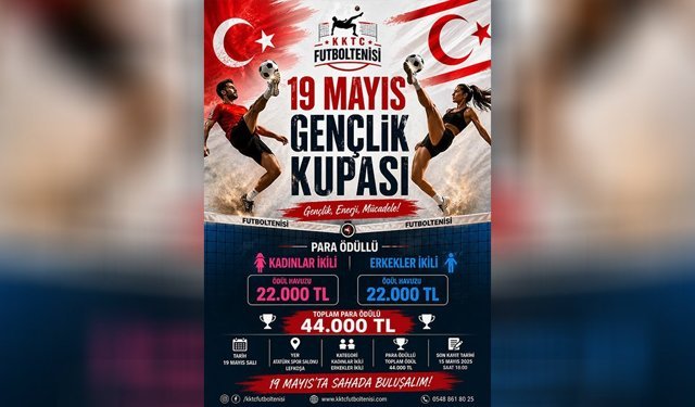 Futboltenisi’nde “Gençlik Kupası” yapılıyor