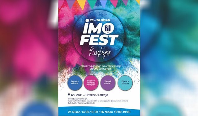IMO Fest Lefkoşa’da 25-26 Nisan'da...