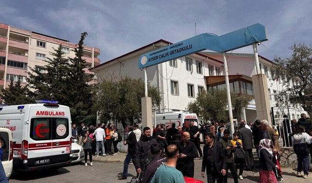 Kahramanmaraş'ta okulda silah sesleri: Polisler sevk edildi