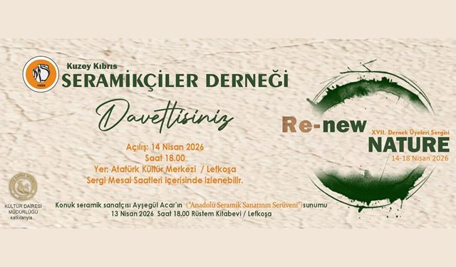 Seramikçiler Derneği’nden “Re-Nature” etkinliği