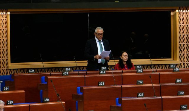 Taçoy AKPA'da konuştu: "Çözüm için adil, dengeli ve siyasi cesaret temelinde gerçek bir irade ortaya konmalı"