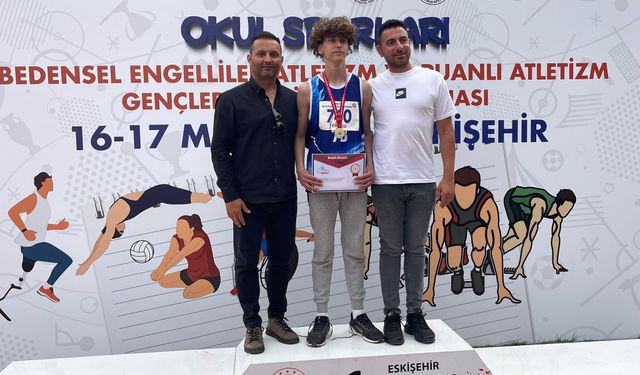 Erdinç en iyi derecesi ile Eskişehir’de birinci