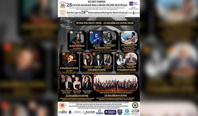 Kuzey Kıbrıs Uluslararası Bellapais Müzik Festivali pazartesi günü başlıyor