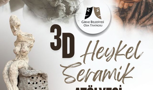 “Gençlik Sahnesi” kurs programı ve “3D Heykel Seramik Atölyesi” kayıtları başladı