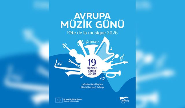 AB Bilgi Merkezi, Avrupa Müzik Günü’nü Lefkoşa’da açık hava konseriyle kutluyor