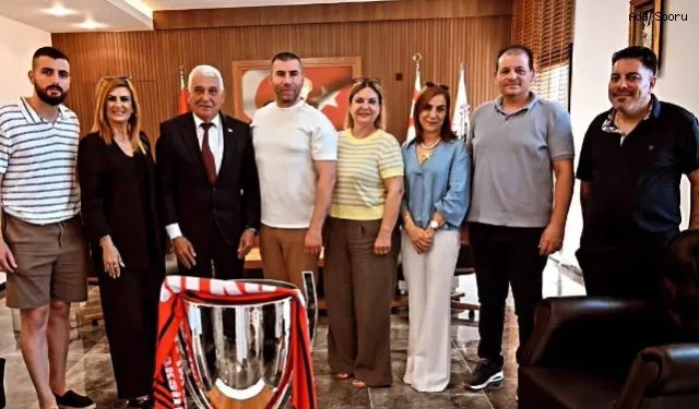 Baf 'dan Mahmut Özçınar'a teşekkür ziyareti