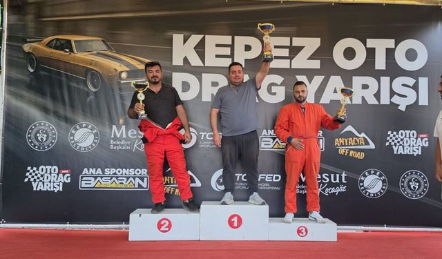 Drag sporcuları Antalya ve Güney Kıbrıs'tan kupalarla döndü
