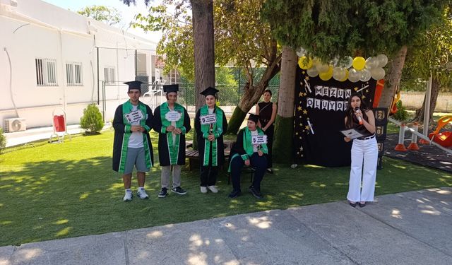 Girne Özel Eğitim ve İş Eğitim Okulu'nda mezuniyet töreni