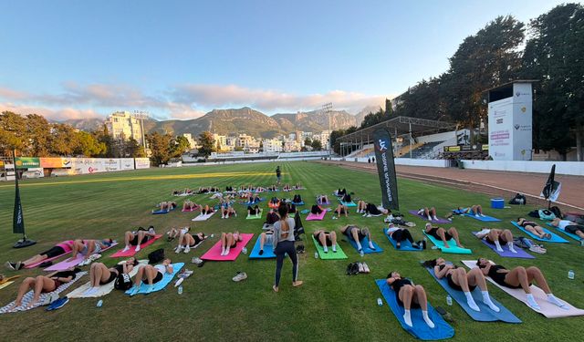 Girne’de “Yoga Run” etkinliği gerçekleştirildi