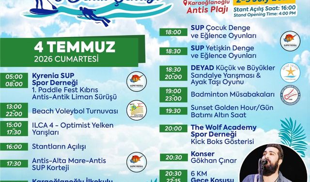 Karaoğlanoğlu Spor Oyunları ve Deniz Şenliği başlıyor